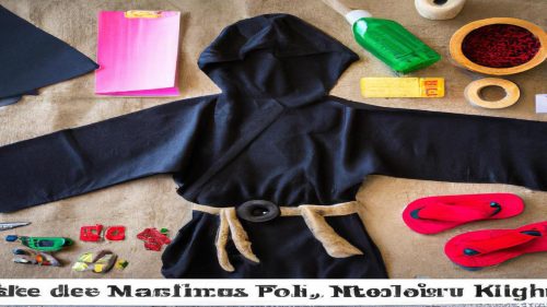 Jak zrobić strój ninja dla dziecka?